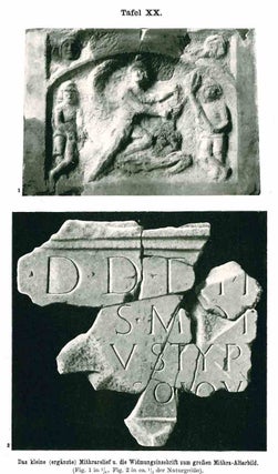 Das Mithra-Heiligtum von Königshofen bei Strassburg.