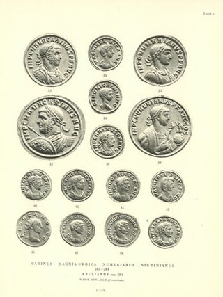 Die Münzbildnisse von Maximinus bis Carinus.
