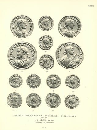 Die Münzbildnisse von Maximinus bis Carinus.