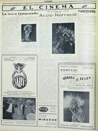 Mirador. Setmanari de Literatura, Art, i Politica. Year I, No. 1 (31 January 1929) through Year VIII, No. 389 (27 August 1936).