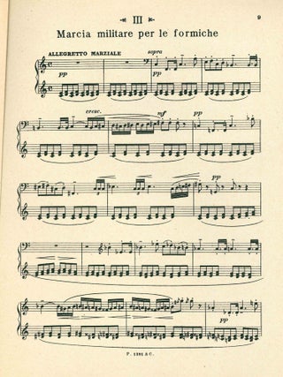 Tre marcie per le bestie per pianoforte.