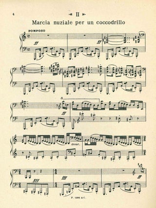 Tre marcie per le bestie per pianoforte.