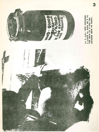 Participations au Festival non art, anti art, la verite est art. Comment changer l'art et l'homme. Qui eut lieu du 1er au 15 juin 1969 dans le monde entier.