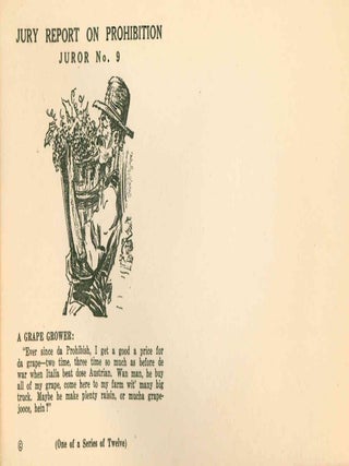 "Jury Report on Prohibition" Historical Postal Covers.