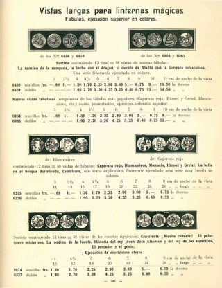 Catálogo Especial de Juguetes Mecánicos, Ópticos, Eléctricos é Instructivos. Edición 1912.