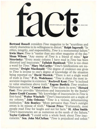 Book ID: 53281 Fact. An Antidote to the Timidity and Corruption of the American Press....