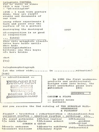 Three Original Promotional Items from the European Mail-Order House.