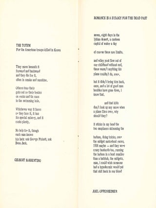 NEON. No. 1 (n.d., 1956) through No. 4 (1959) (all published). Together with: two supplements, Neon - Supplement to Now (1958) and Neon Obit (1960).