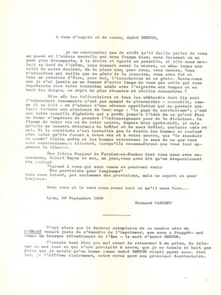 L'Ékart. No. 0 (n.d., 1966) (all published).