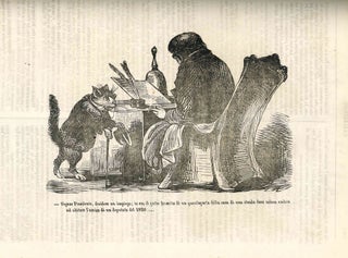 L'Arlecchino. Giornale Comico-Politico di Tutti i Colori. Anno I, No. 1 (18 Marzo 1848) through No. 219 (30 Dicembre 1848) and Anno II, No. 1 (2 Gennaio 1849) through No. 102 (15 Giugno 1849). Together with the Sunday supplements L'Arlecchino Nei Teatri, Anno I, No. I (15 Ottobre 1848) through No. XXIII (1 Aprile 1849) (all published).