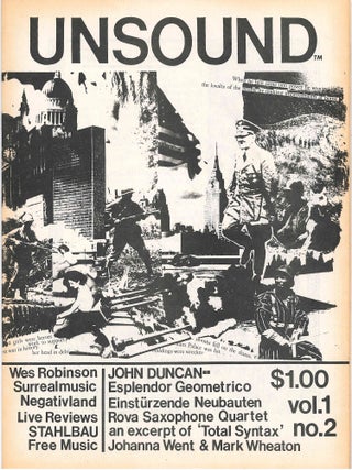 Unsound. Vol. 1, No. 1 (September 1983) through Vol. 3, No. 2 (September 1986) (all published).