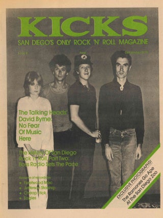Book ID: 53423 Kicks. San Diego's Only Rock 'n' Roll Magazine. No. 1 (September 1979)...