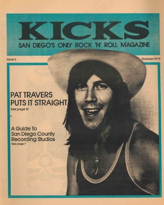 Kicks. San Diego's Only Rock 'n' Roll Magazine. No. 1 (September 1979) through No. 19 (March 1981) (all published).