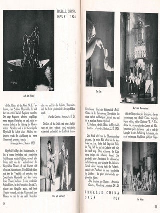 Staatstheater W. Meyerhold. Auslandstournee, 1930.