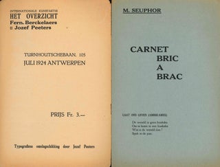 Two Works: Te Parijs in Trombe & Carnet Bric-à-Brac.