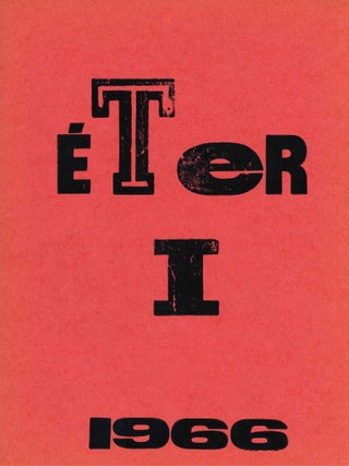 Book ID: 53507 Éter. No. 1 (1966) through No. 5 (1967), followed by New Éter, No. 1...