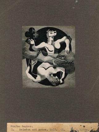 Book ID: 53509 Portfolio of 37 Photographic Reproductions of Artworks. Stefan Lagher,...