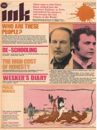 Ink. The Other Newspaper. No. 1 (1 May 1971) through No. 29 (21 February 1972) (all published).