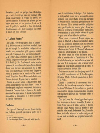 Paillasse! (Fin de "l'Affaire Aragon")