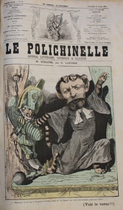Le Polichinelle. Journal Littéraire, Satirique & Illustré. Année I, No. 1 (15 Février 1874) through Année II, No. 48 (24 Janvier 1875).