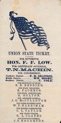 Book ID: 53588 Collection of 1863 California Election Tickets