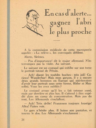 Gavroche sous la botte: Les meilleures histoires drôles, 1940-1945.