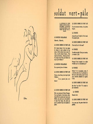 Minutes. First issue subtitled: Cahiers de Littérature et d'Art. First Series: No. 1 (December 1930) through No. 6 (Janvier 1932), followed by Second Series, No. 1 (Fevrier 1934).