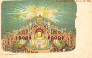 Extensive Collection of Souvenir Postcards from the Exposition Universelle de 1900 in Paris.