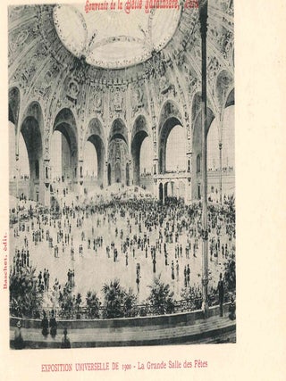 Extensive Collection of Souvenir Postcards from the Exposition Universelle de 1900 in Paris.