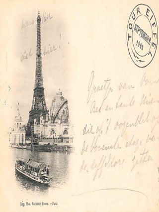 Extensive Collection of Souvenir Postcards from the Exposition Universelle de 1900 in Paris.