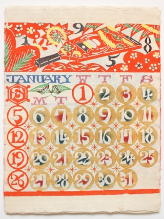 Book ID: 53634 Three Calendars. Keisuke Serizawa
