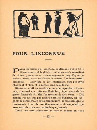 La Forge. Revue d'art et de littérature. No. 1 (1er Trimestre 1917) through No. 22/23 (Décembre 1919 et 1er Trimestre 1920) (all published).