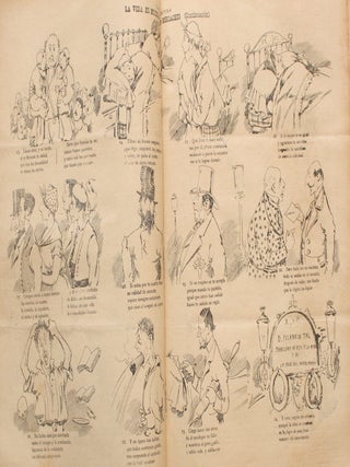 La Caricatura. Semanario humorístico ilustrado por nuestros primeros dibujantes. Año I, No. 1 (3 de Noviembre 1884) through Año IV, No. 107 (28 de Abril 1887) (all published).