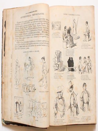 La Caricatura. Semanario humorístico ilustrado por nuestros primeros dibujantes. Año I, No. 1 (3 de Noviembre 1884) through Año IV, No. 107 (28 de Abril 1887) (all published).