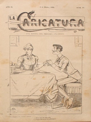 La Caricatura. Semanario humorístico ilustrado por nuestros primeros dibujantes. Año I, No. 1 (3 de Noviembre 1884) through Año IV, No. 107 (28 de Abril 1887) (all published).
