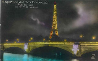 Extensive Collection of Souvenir Postcards from Exposition Internationale des Arts Décoratifs et Industriels Modernes of 1925 in Paris.