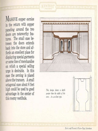 Book ID: 53654 Kawneer Solid Copper Store Fronts. Contractors Book of Designs