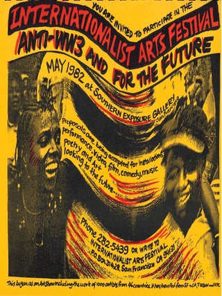 Internationalist Arts Festival. Anti-World War 3 and for the Future. May 1-29.