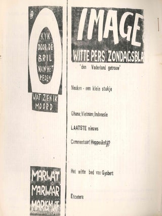 Book ID: 53675 Image. Witte Pers Zondagsblad. Nos. 1 (8 July 1966) through No. 8 (24...