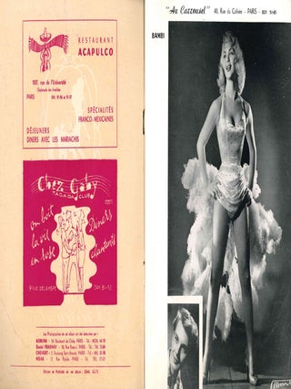 Book ID: 53678 Le Carrousel. 40, Rue du Colisée, Paris VIIIe. Ely.: 51-85
