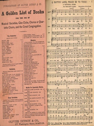 National Peace Jubilee and Musical Festival In Boston, 1869. (Title from cover).