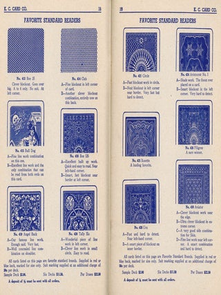 Collection of 14 H.C. Evans and K.C. Card Co. Gambling and Amusement Park Supply Catalogs.