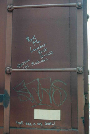 Collection of Photographs of American Freight Train Graffiti.
