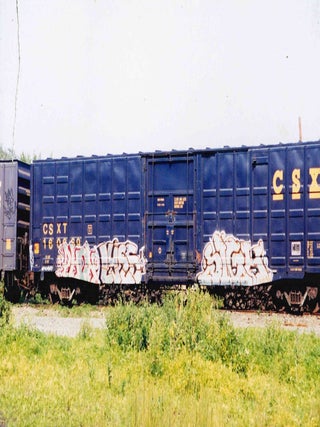 Collection of Photographs of American Freight Train Graffiti.
