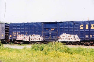 Collection of Photographs of American Freight Train Graffiti.