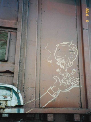 Collection of Photographs of American Freight Train Graffiti.