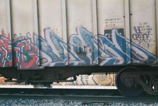 Collection of Photographs of American Freight Train Graffiti.