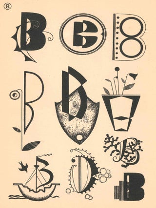 Eibun zuan monoguramushu. [English Styles of Monograms.]