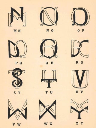 Eibun zuan monoguramushu. [English Styles of Monograms.]